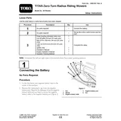 Toro Titan ZX4800 74912 Mower manual cover