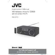 JVC RD-D70 manual cover