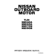 Nissan NSD40A Outboard Motor manual cover