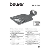 Beurer HK 53 Heat Pad manual cover