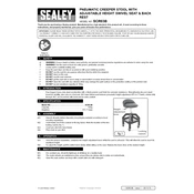 Sealey SCR03B Stool manual cover