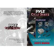 Pyle PLMCA20 Speaker manual cover