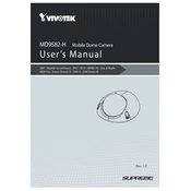 Vivotek MD9582-H Camera manual cover