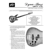 Peavey Dyna-Bass Unity LTD Guitar manual cover