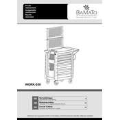 Bamato WORK-550 39093049936 Trolley manual cover