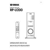 Yamaha RP-U200 Receiver manual cover