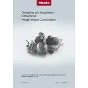 Miele KF 2802 Vi Refrigerator manual cover