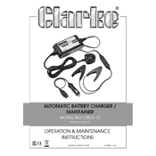 Clarke 6267015 CB03-12 Automatic Battery Charger manual cover