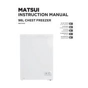 Matsui M98CFW18E manual cover