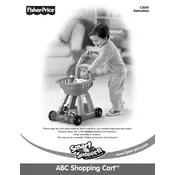 Fisher Price Mattel Smart Shopper Fun to Learn Shopping Cart C3054 Toy manual cover