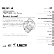 Fujifilm FinePix SL1000 Camera manual cover