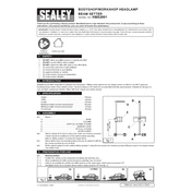 Sealey HBS2001 Beam Setter manual cover