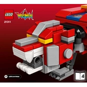 LEGO Voltron 21311-5 Construction Set manual cover