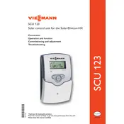 Viessmann Solar-Divicon-HX SCU 123 Control Unit manual cover