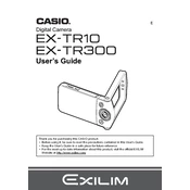 Casio EXTR10 Camera manual cover