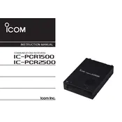 Icom IC-PCR1500 Receiver manual cover