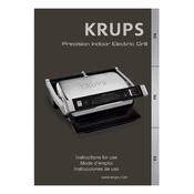 Krups MG705D51 Grill manual cover