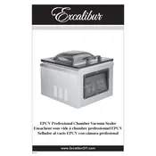 Excalibur EPCV Sealer manual cover