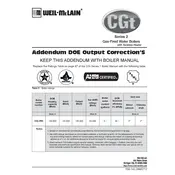 Weil-McLain CGt Series 2 Boiler manual cover