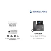 Grandstream GRP2624 IP Phone manual cover