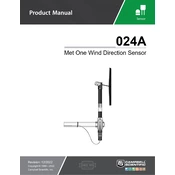 Campbell Scientific Met One 024A Wind Vane manual cover