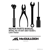 McCulloch M13597 manual cover