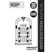 Intempo EE1269 Mini Retro Jukebox manual cover