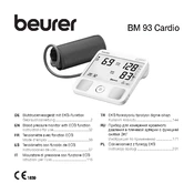 Beurer BM 93 Cardio Blood Pressure Monitor manual cover