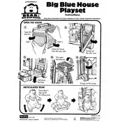 Fisher Price Mattel Bear Big Blue House 89643 Toy manual cover