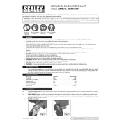 Sealey AK467D Drainer manual cover