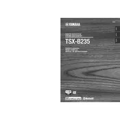 Yamaha TSX-B235 Audio System manual cover