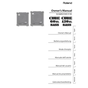 Roland Cube 60XL Bass manual cover