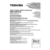 Toshiba RBC-AMT31E Remote Control manual cover