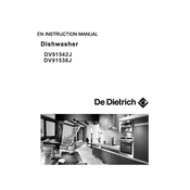 De Dietrich DV91542J Hob manual cover