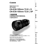 Canon CN-E30-105mm T2.8 L S