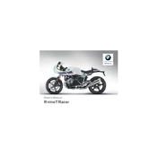 BMW R nineT Racer 2018 Motorcycle manual cover