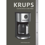 Krups EC771D50 Coffee Machine manual cover