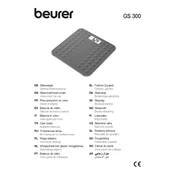 Beurer GS 300 Black Scale manual cover