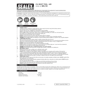 Sealey BSL103 CVJ Tool manual cover