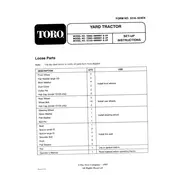 Toro Wheel Horse 264-G 72062 Tractor manual cover