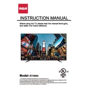 RCA TR4804 TV manual cover