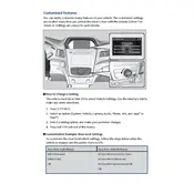 Acura ILX Personalized Settings 2018 Sedan manual cover