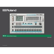 Roland TR-727 manual cover