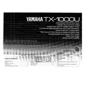 Yamaha TX-1000U Tuner manual cover