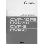 Yamaha Clavinova CVP-6 Piano manual cover