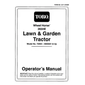 Toro Wheel Horse 265-HE 72064 Tractor