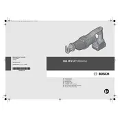 Bosch 0 601 64J 007 Saw manual cover