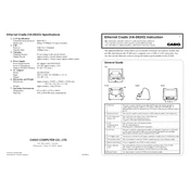 Casio HA-D62IO Cradle manual cover