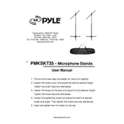 Pyle PMKSKT35 Stand manual cover