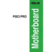 ASUS P5E3 PRO Motherboard manual cover